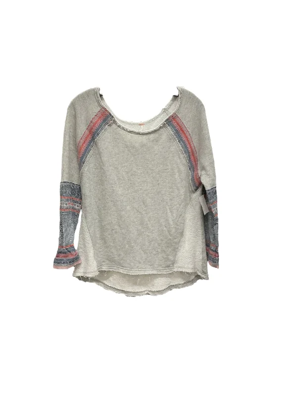 Sweater By Free People In Grey, Size: S