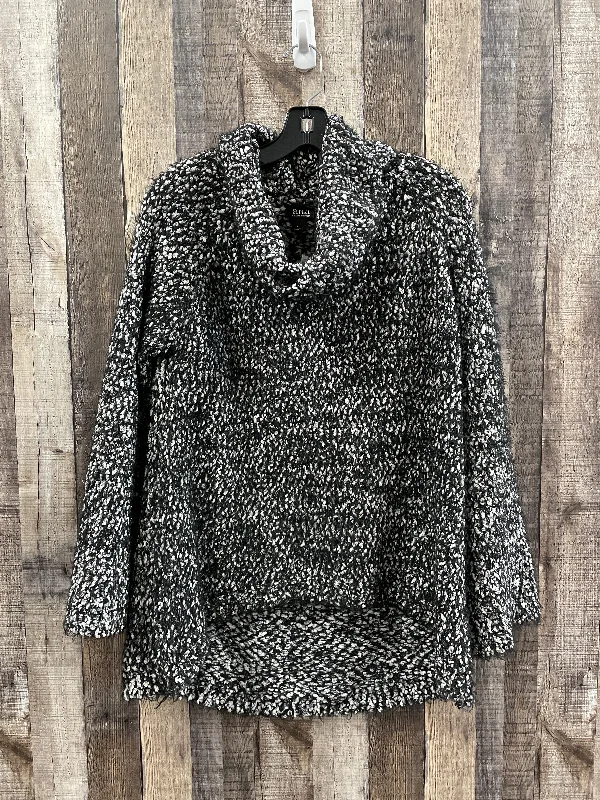 Sweater By Ana In Black & White, Size: L