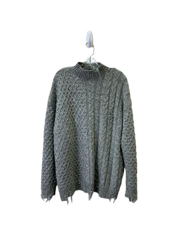 Sweater By Zara In Grey, Size: L