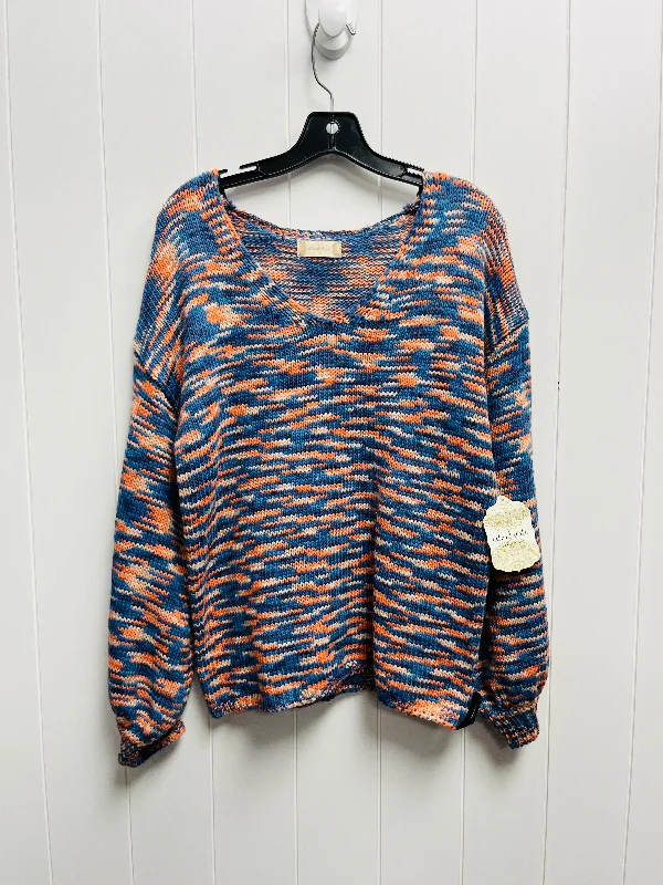 Sweater By Altard State In Blue & Orange, Size: M