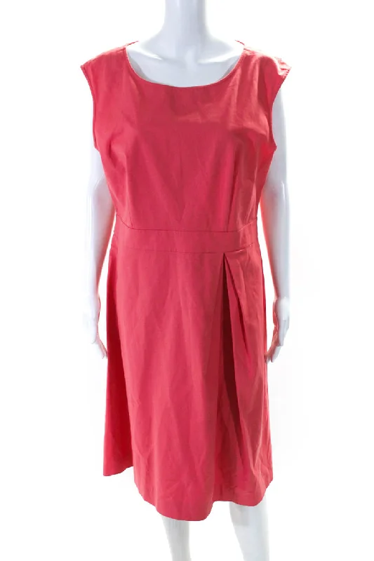 Lafayette 148 New York Women's Sleeveless A-Line Midi Dress Carol