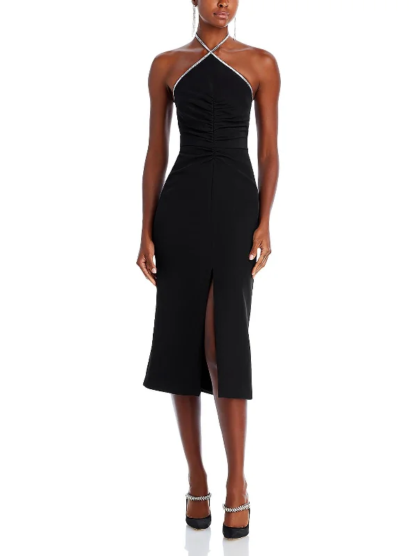 Piper Womens Embellished Midi Cocktail And Party Dress