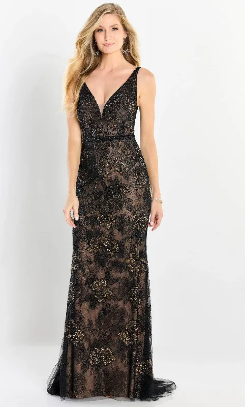 Montage by Mon Cheri M2212 - Floral Laced Gown