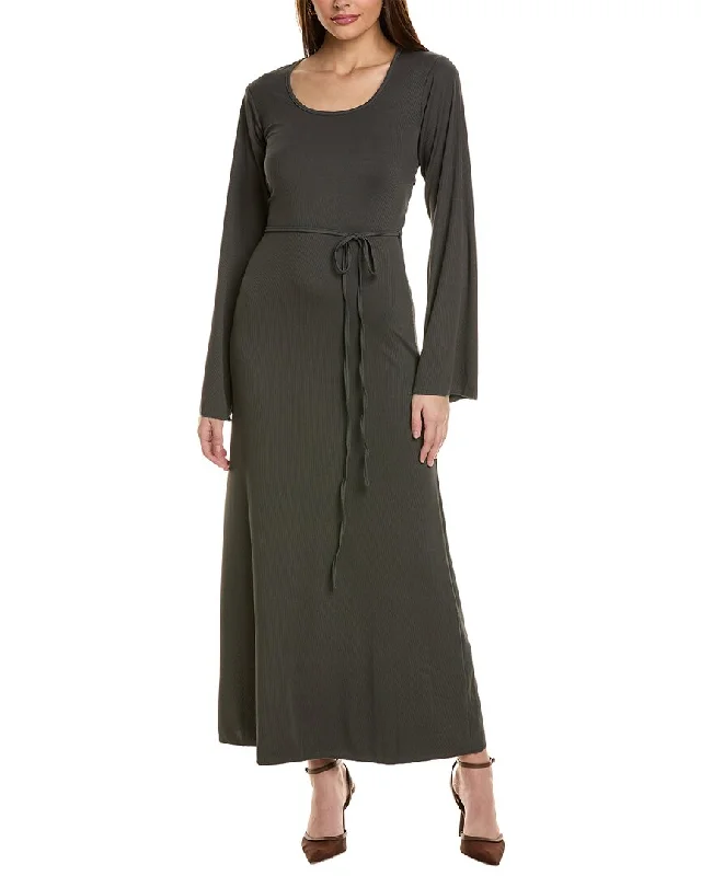 JL LUXE Ribbed Maxi Sweaterdress