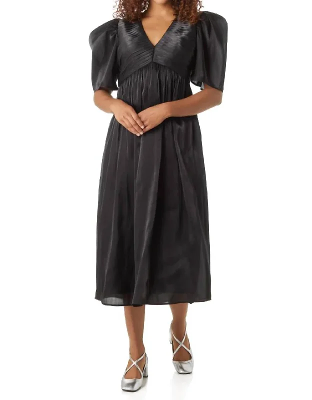 Marley Midi Dress In Black