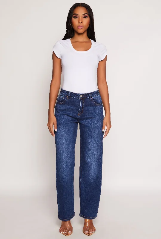 WAX Basic Straight Leg Jeans