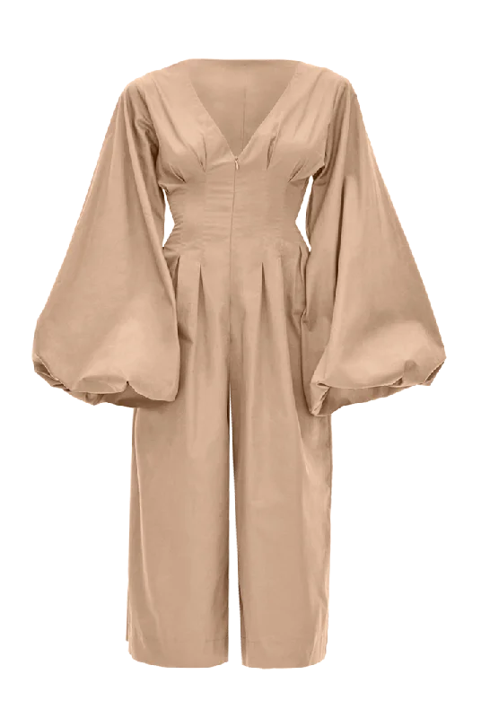 Nia Culotte Nude Jumpsuit