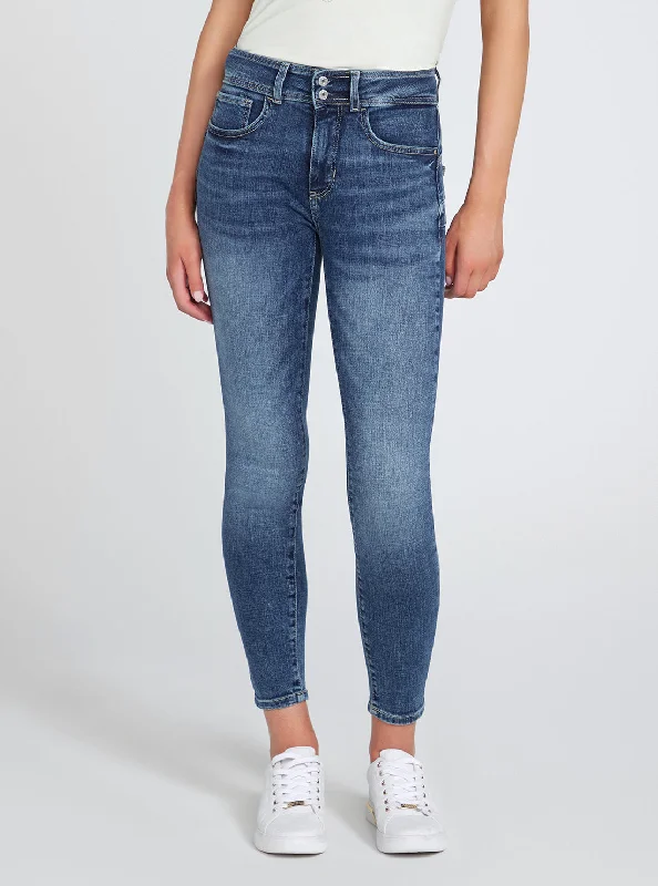 High-Rise Shape Up Denim Jeans in Biosphere Wash