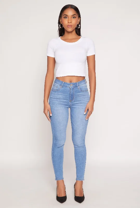 WAX Stretch High Waisted Skinny Jeans