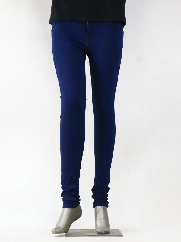 LJ03 Stretchable Denim Jeans For Womens Navy Blue