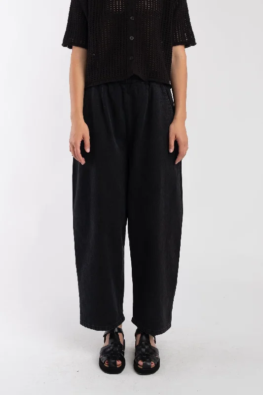 Extra Small - Faded Black Barrel Pant - Second Quality