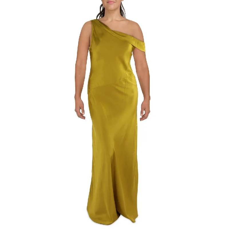 Womens Drapey Evening Dress