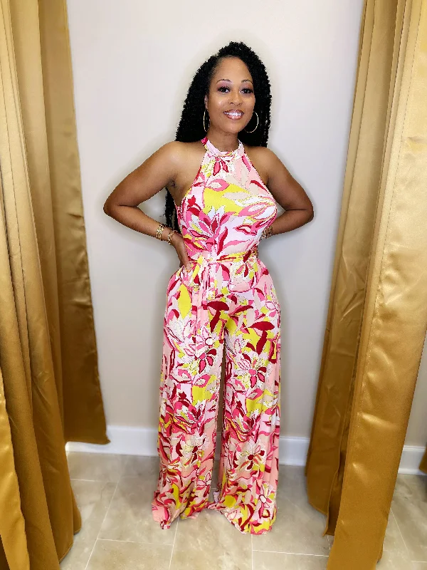 Floral Escape Jumpsuit