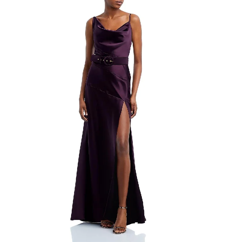 Womens Satin Evening Wear Evening Dress