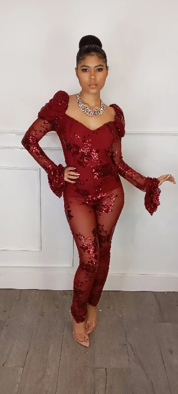 TOO BAD Sequin Jumpsuit