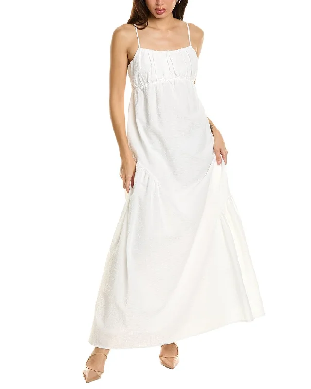 SUBOO Bently Empire-Waist Maxi Dress