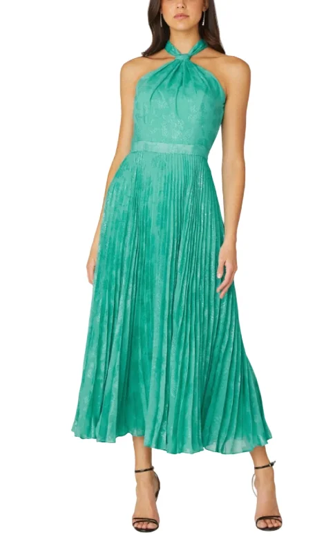 Midnight Melina Maxi Dress In Jade