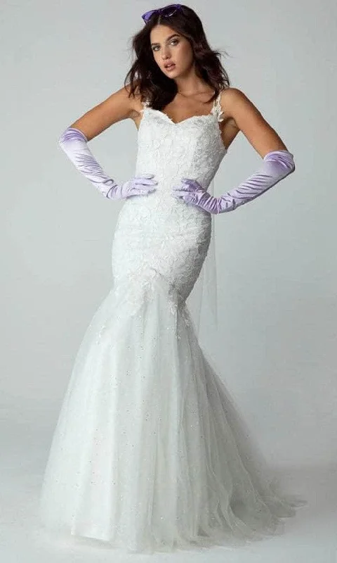 Eureka Fashion 9957A - Sleeveless Sweetheart Neck Long Gown