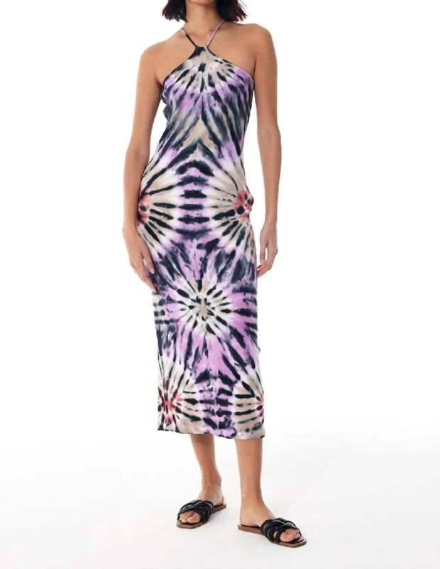 Carter Midi Dress In African Violet