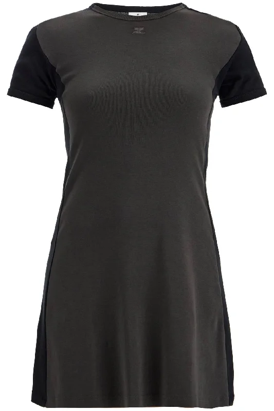 Courreges Women's Mini Contrast Frame Dress