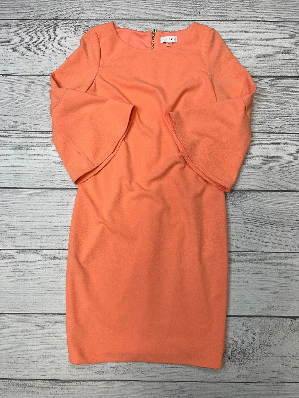 Orange Dress Work Calvin Klein, Size S