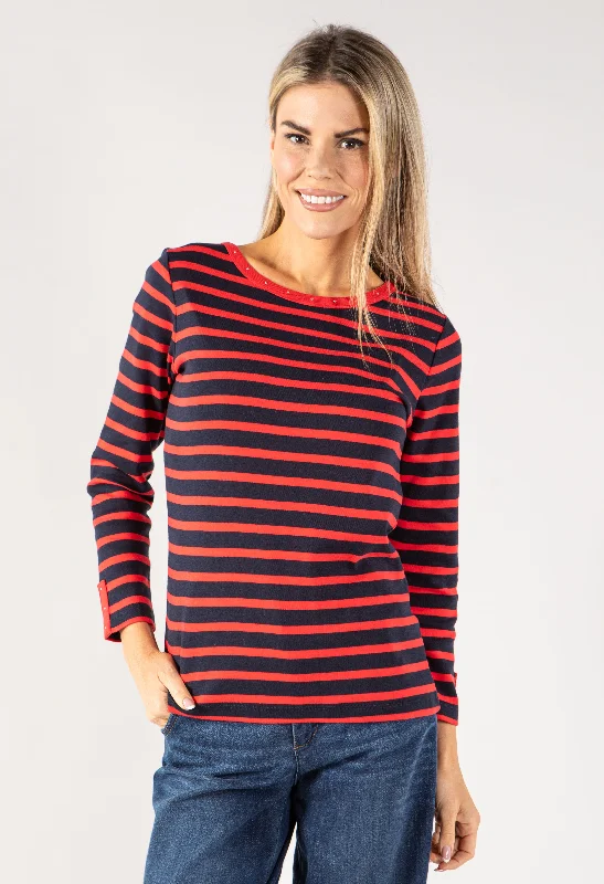 Long Sleeve Striped Top