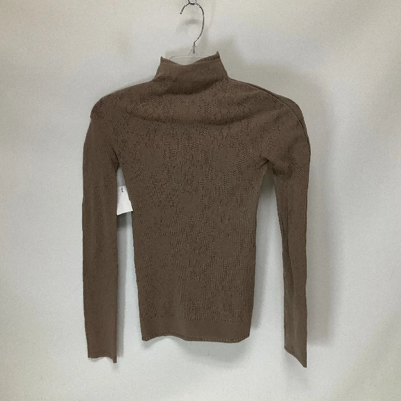 Taupe Top Long Sleeve Free People, Size Xs