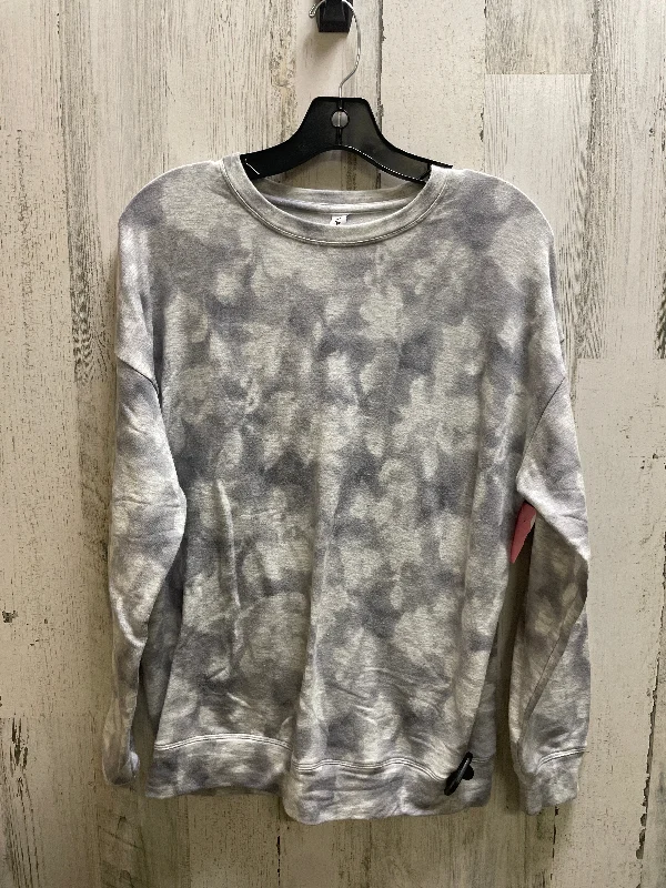 Top Long Sleeve By Athleta In Grey, Size: S