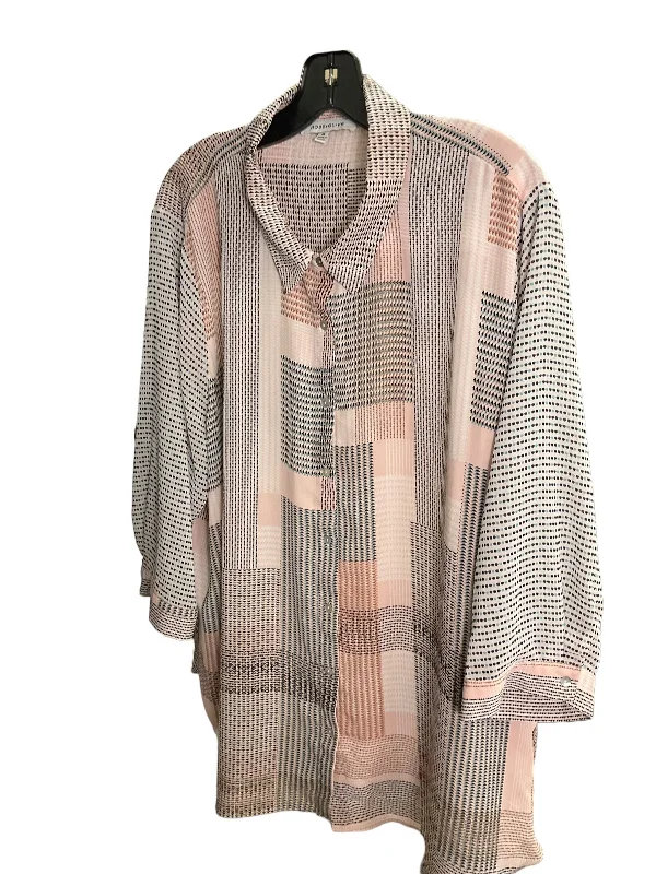 Top Long Sleeve By Rose And Olive In Pink, Size: 24