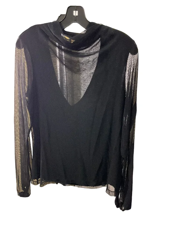 Top Long Sleeve By Sanctuary In Black, Size: M